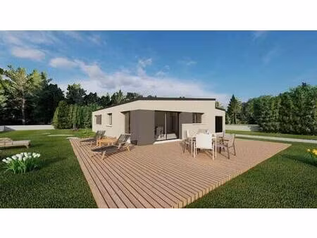 terrain avec maison neuve à vendre
