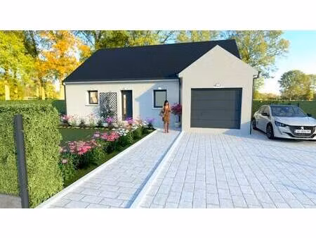 terrain avec maison neuve à vendre
