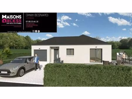terrain avec maison neuve à vendre