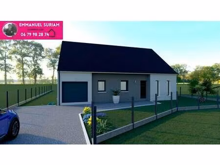terrain avec maison neuve à vendre