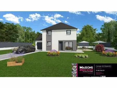 terrain avec maison neuve à vendre