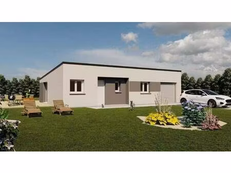 terrain avec maison neuve à vendre