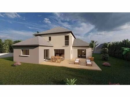 terrain avec maison neuve à vendre