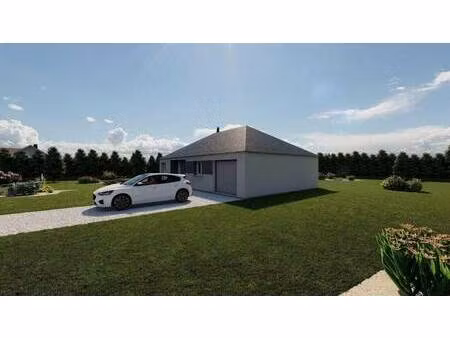 terrain avec maison neuve à vendre