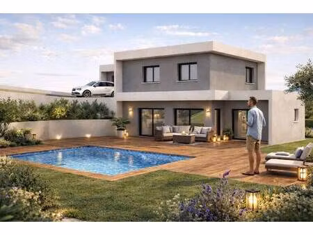 terrain avec maison neuve à vendre