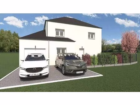 terrain avec maison neuve à vendre