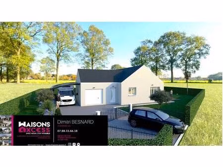 terrain avec maison neuve à vendre