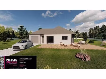 terrain avec maison neuve à vendre