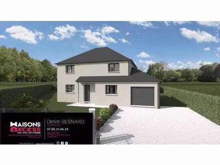 terrain avec maison neuve à vendre