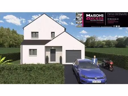 terrain avec maison neuve à vendre