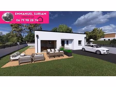 terrain avec maison neuve à vendre