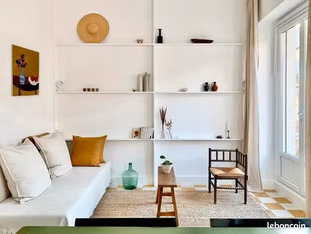t2 de 40 m² avec balcon filant  marseille réformés longchamp