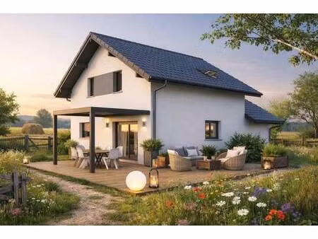 terrain avec maison neuve à vendre