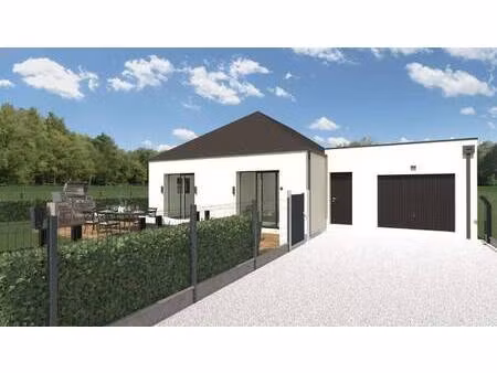 terrain avec maison neuve à vendre