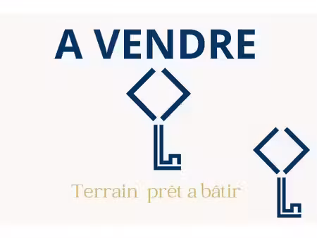terrain constructible viabilisé à vendre