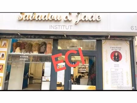 fonds de commerce coiffure 80 m²