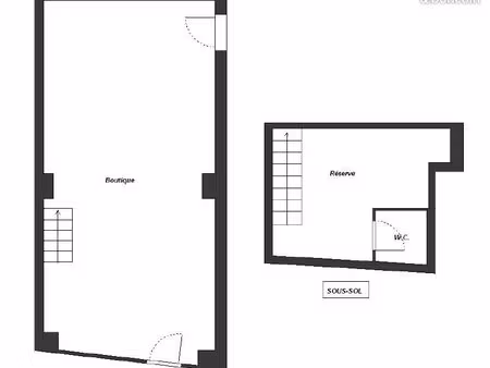 boutique 60 m² paris