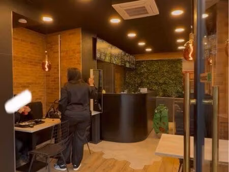 fonds de commerce – restauration rapide 60 m² – paris 20e
