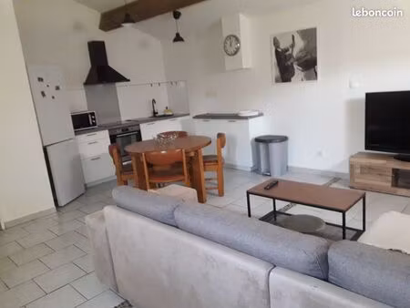 loue t3 meublé avec rez de jardin