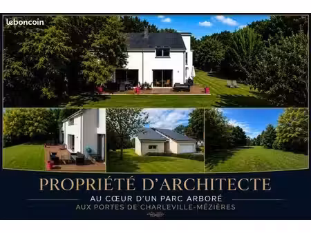 maison d'architecte contemporaine sur parc arboré de près de 3 000 m²