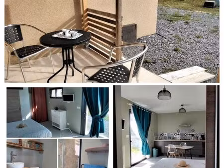 rare. 2 studios indépendants sur terrain clôturé de 500m2