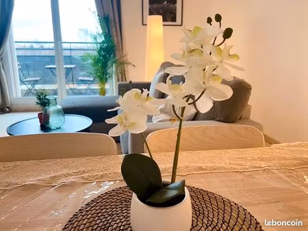 appartement meublé 3 pièces de 70 m² – 2 chambres – balcons – parking – bobigny