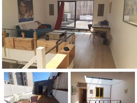 duplex / atelier atypique avec terrasse m° robespierre montreuil 2 chambres · 80m²