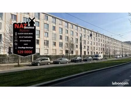 appartement 3 pièces 62 m²