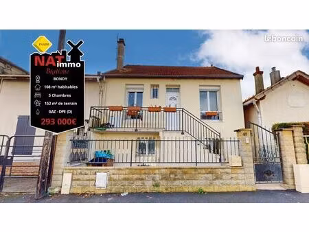 pavillon 5 pièces 108 m²