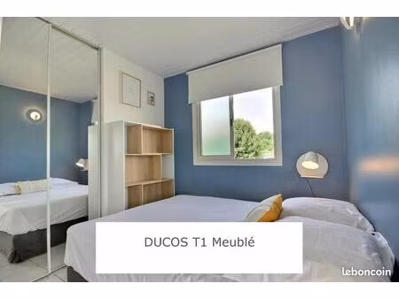 t1 bis meublé 33 m² – terrasse  vue campagne  climatisation