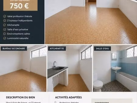 t2- bureau / cabinet professionnel –desrochers - 750