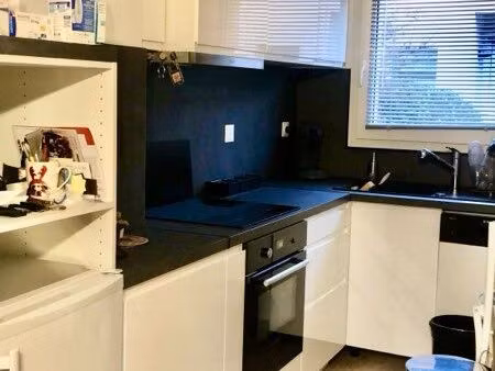 à louer f2 en duplex avec jardin parking