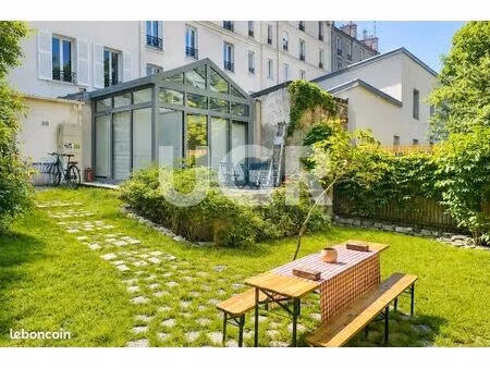 loft t3 avec véranda  terrasse et jardin – 80 m² – pantin