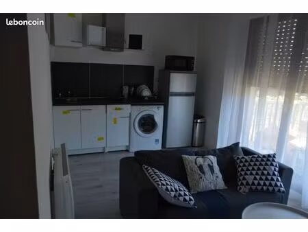 t2 meublé et loué avec une cave
