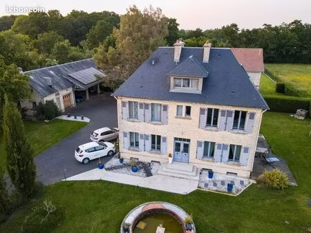 propriété normande de 190 m² à 20 min de caen avec dépendance et grand terrain 2 459 m²