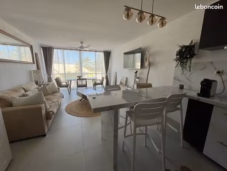 t2duplex la saline les bains- vue mer