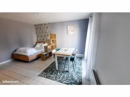 studio rénové et meublé - centre ville vierzon