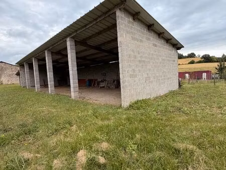 terrain avec hangar
