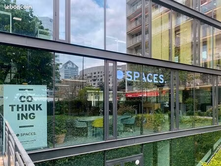 location d'espace de bureau au design magnifique pour 1 personne à boulogne-billancourt  p