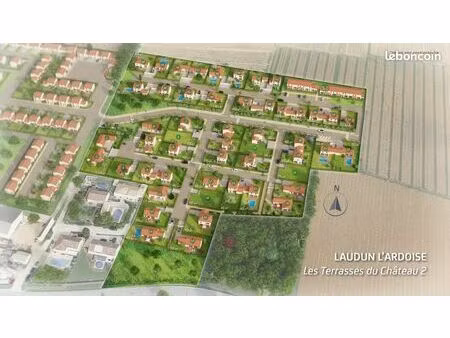 terrain 287 m² laudun l ardoise