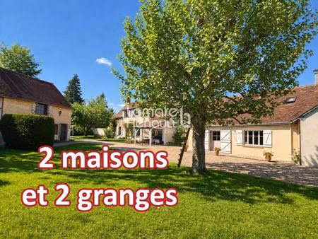 superbe propriété 2 maisons et granges