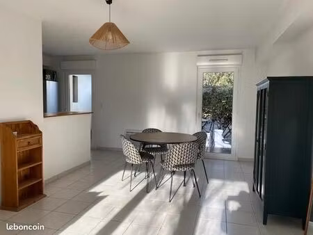 appartement t3 meublé | jardin et parking | libourne