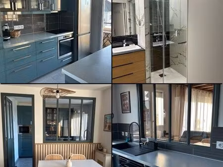 appartement duplex t4 - pontoise avec balcon et parkings boxés