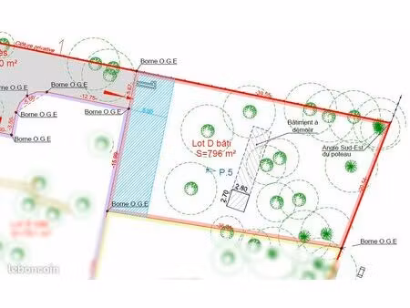 terrain 670 m² belin-béliet