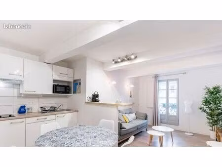 t1 bis meublé – écusson / louis blanc – 34 m² – disponible fin juin