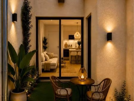 boutonnet – studio avec patio privatif – rénovation complète en cours