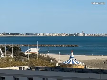 coup de cœur assuré -studio rénové avec vue mer