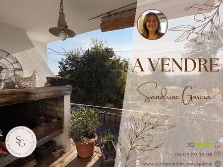 vente maison de village de 108 m² habitables - 3 chambres - garage 85 m² - terrasses sans 