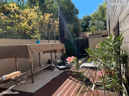 appartement t2 51m² avec jardin et garage - aiguelongue - parc méric