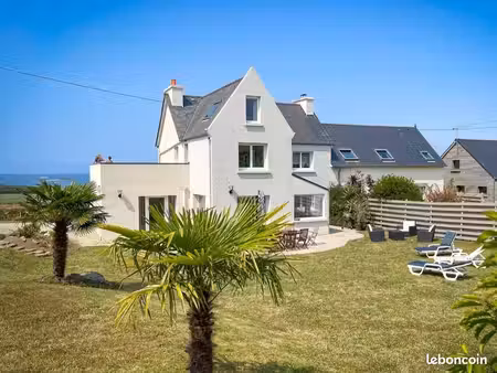 carantec – maison meublée 150 m² – 4 chambres – vue mer panoramique